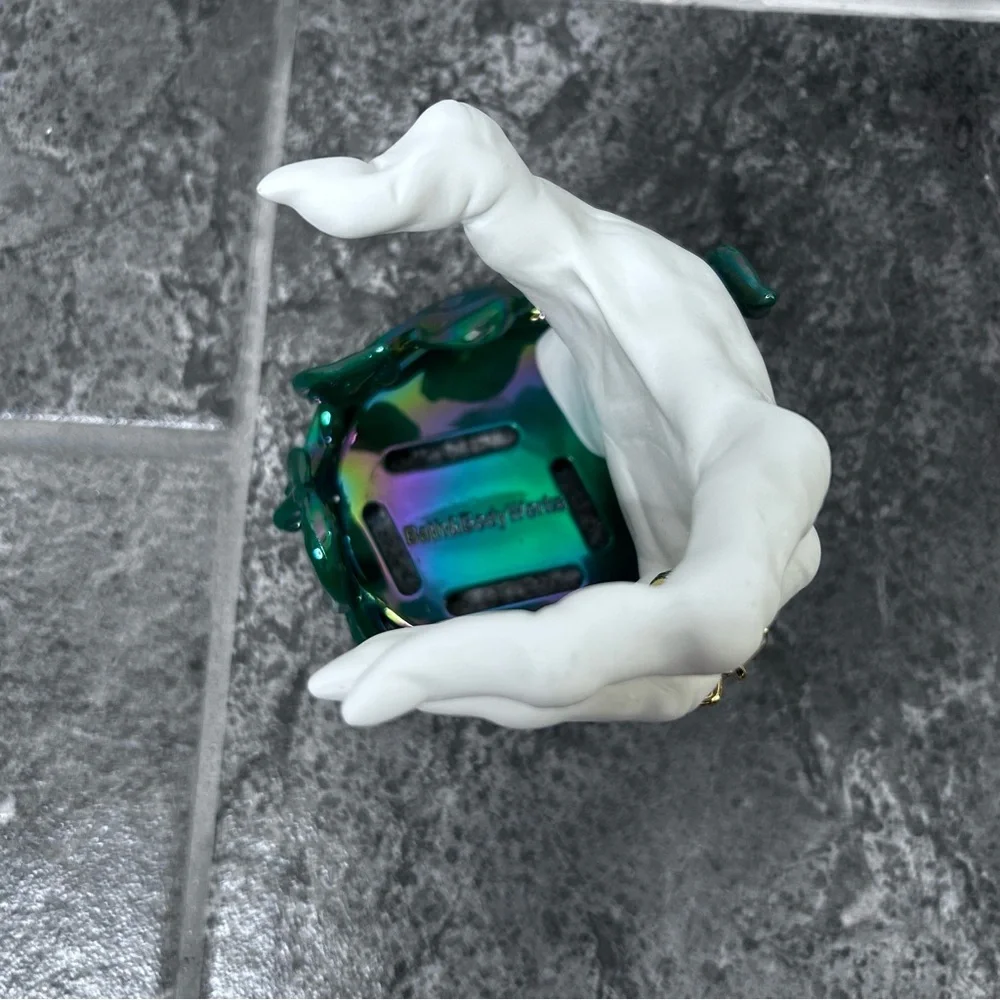 Bath and Bodyworks Witch Hand Soap Holder 2022 Gold Spider Ring Halloween
